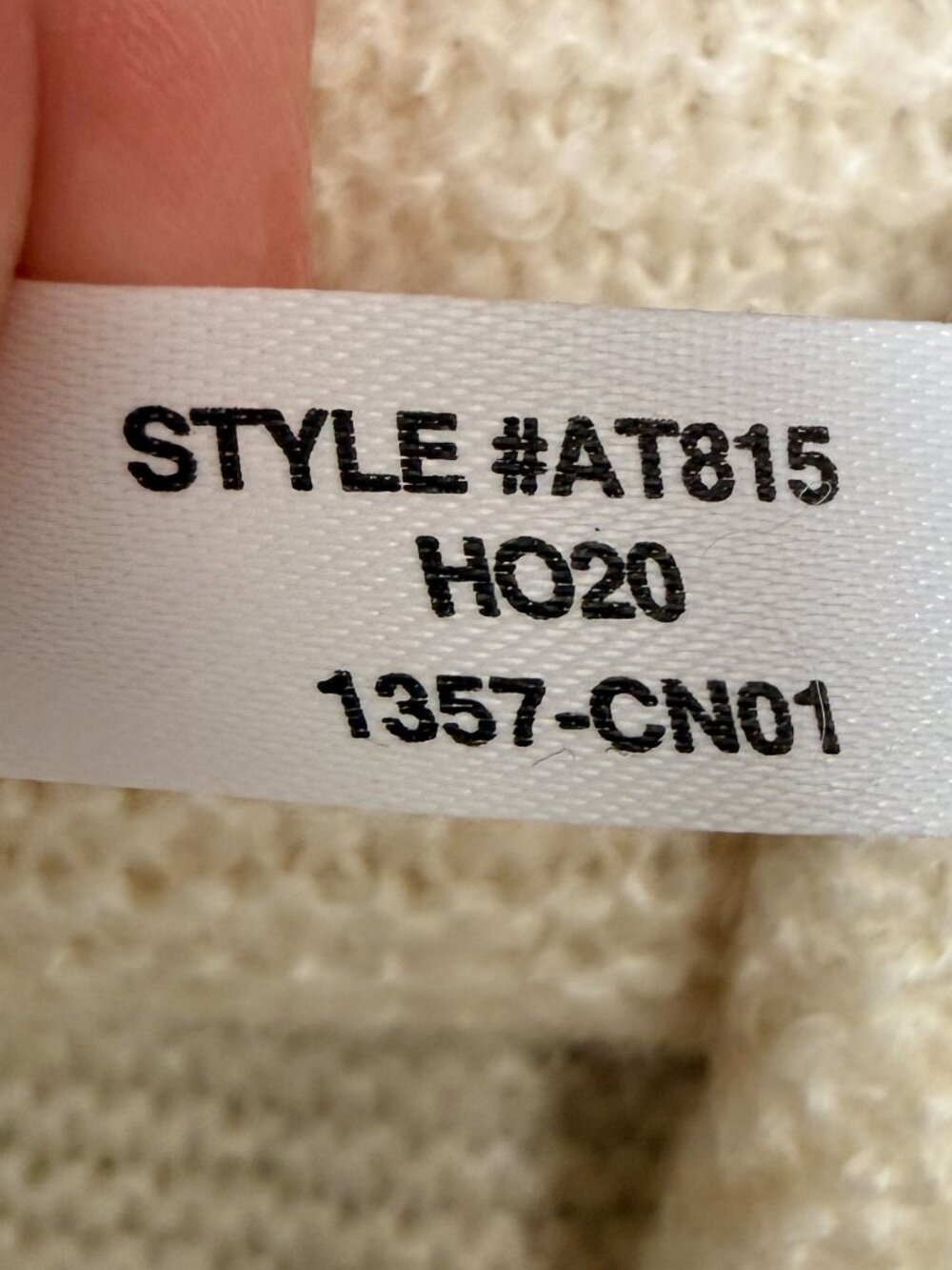 J. CREW Women's EUC Ruffleneck Alpaca Bld. Pullover Sweater Cream AT815 | Size M - Picture 9 of 9
